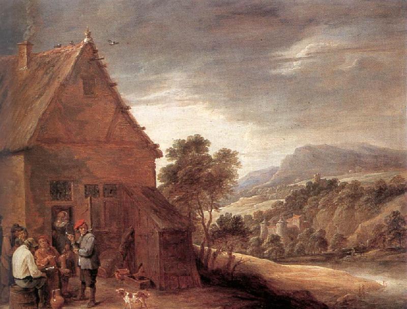 TENIERS, David the Younger Before the Inn fy oil painting picture